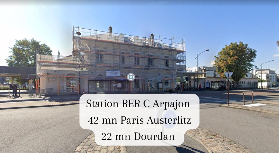 Disponible - Appartement Entier Neuf - 8Mn A Pied Rer C Paris, Parking Rue Gratuit, En Face Hopital D'Arpajon, Balcon Prive, Matelas Bultex 160X200, Ascenseur, Acces Pmr, Centre Ville A Pied 外观 照片